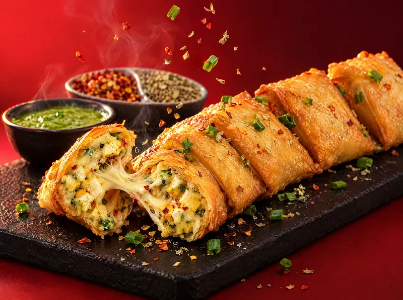 Cheese Paneer Samosa — Radhe Dhokla
