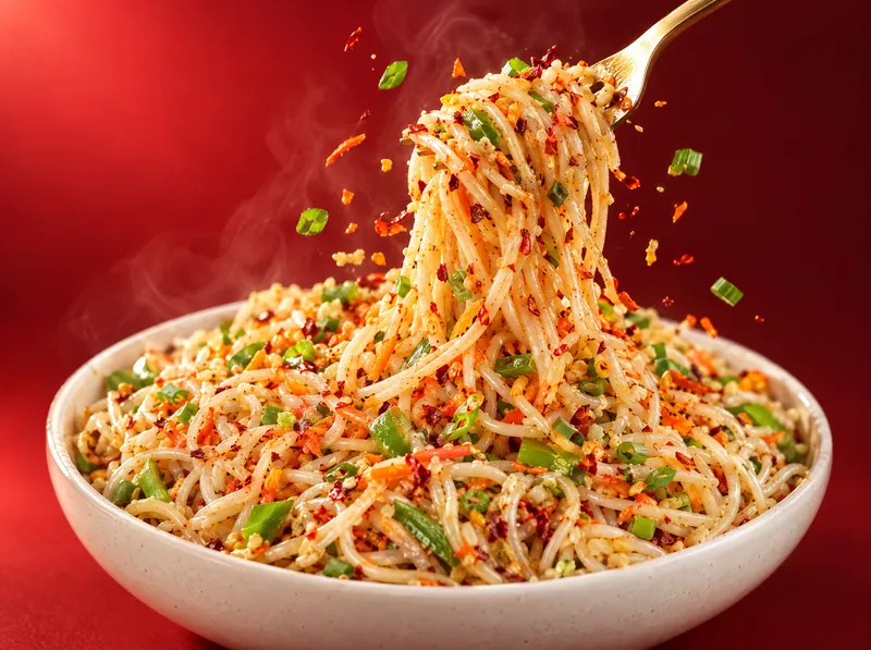 Chilly garlic noodles