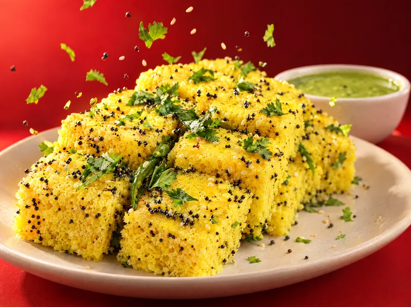 Vagharela Khaman — Radhe Dhokla
